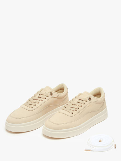 Sneakers In Leather Tommy hilfiger Beige accessoires 8462ACJ other view 2