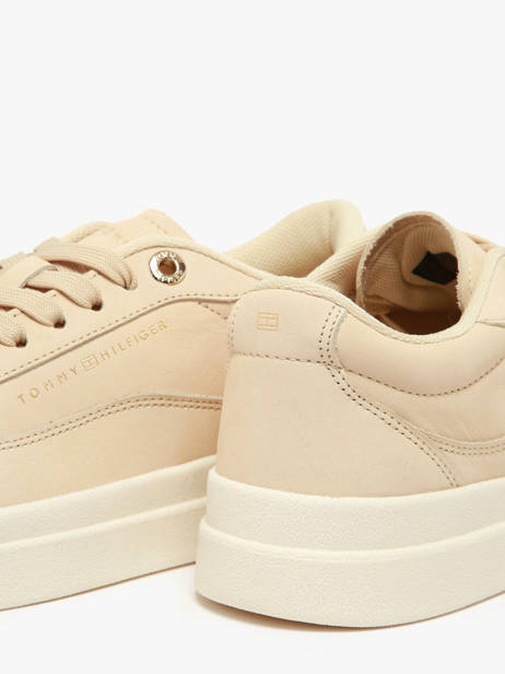 Sneakers In Leather Tommy hilfiger Beige accessoires 8462ACJ other view 3
