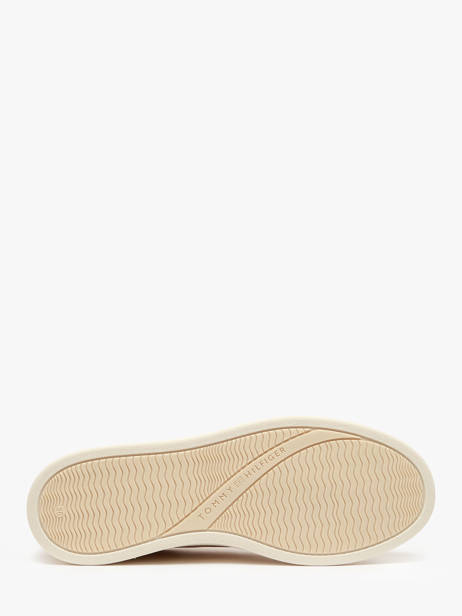 Sneakers In Leather Tommy hilfiger Beige accessoires 8462ACJ other view 5