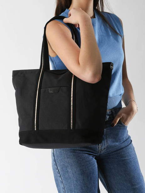 Sac Porté épaule A4 Kaya Toile Hexagona Bleu kaya 5920056 vue secondaire 1