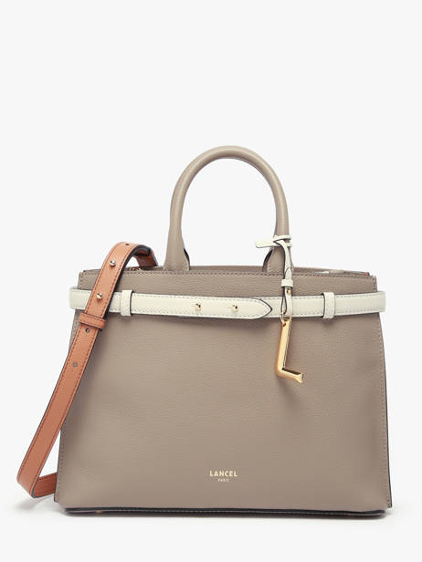 Satchel Faubourg Leather Lancel White faubourg A13548