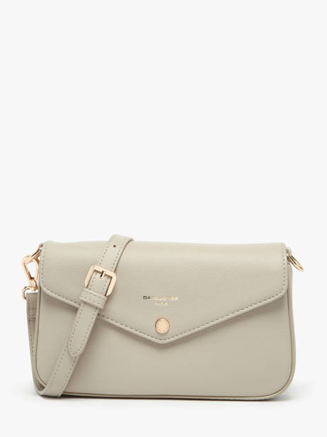 Sac Bandoulière Saffiano David jones Gris saffiano CM6120H