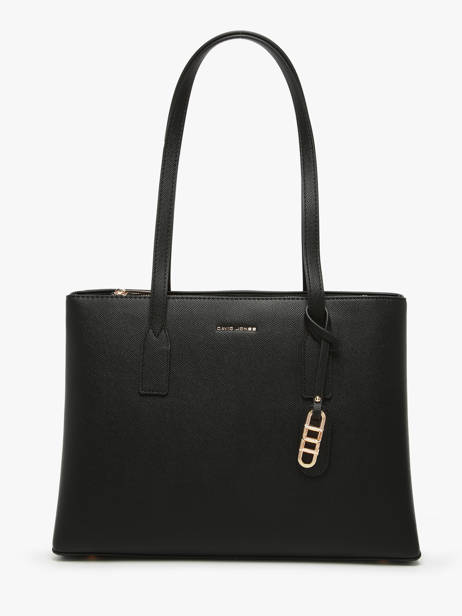 Shoulder Bag Saffiano David jones Black saffiano CM7468