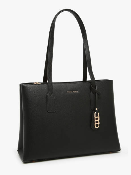 Shoulder Bag Saffiano David jones Black saffiano CM7468 other view 2