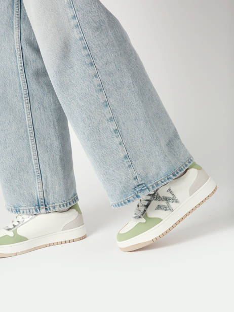 Sneakers Calie Vanessa wu Vert accessoires BK2662VA vue secondaire 1