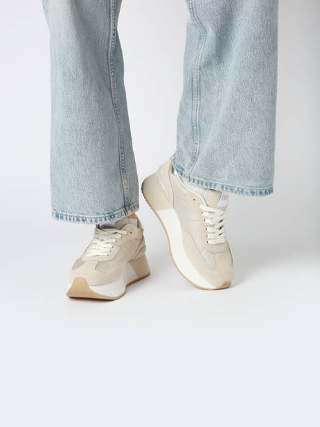 Sneakers Dreamy 02 In Leather Liu jo Beige accessoires BA5035PX other view 1