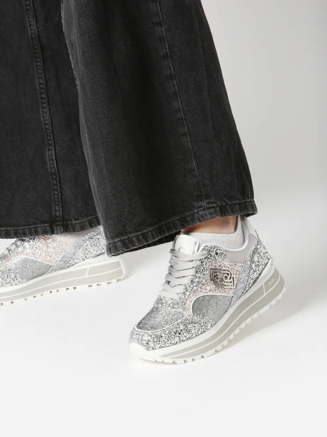 Sneakers Maxi Wonder 73 Liu jo Silver accessoires BA5015TX other view 1
