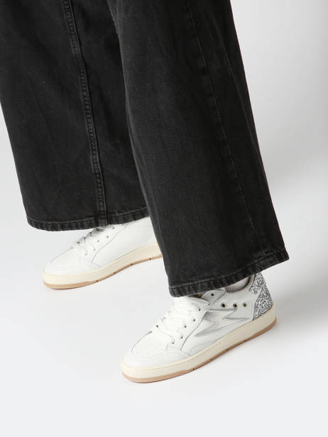 Sneakers Danny En Cuir Semerdjian Blanc accessoires DANNY657 vue secondaire 1