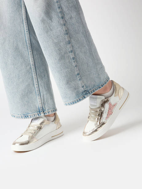 Sneakers Ale En Cuir Semerdjian Or accessoires ALEB717 vue secondaire 1