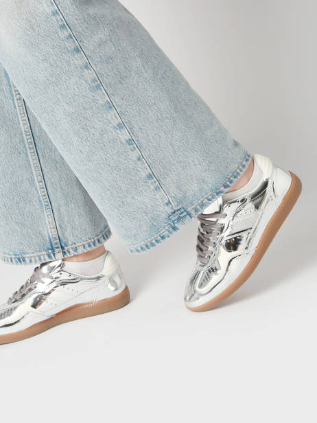 Sneakers Tb.490 Rife Shimmer Silver In Leather Alohas Silver accessoires 10054402 other view 1
