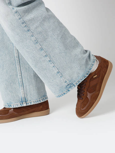 Sneakers Tb.490 Rife Chocolat En Cuir Alohas Marron accessoires 10047105 vue secondaire 1