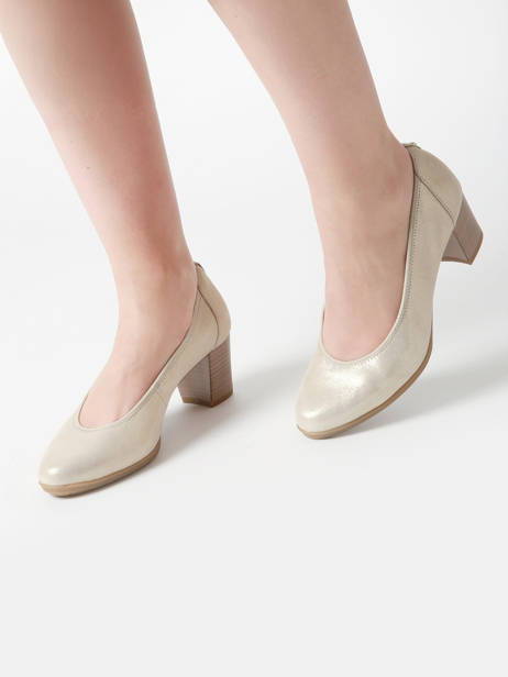 Pumps In Leather Tamaris White accessoires 44 other view 1
