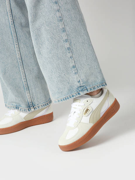 Sneakers Palermo Moda En Cuir Puma Blanc accessoires 39772702 vue secondaire 1