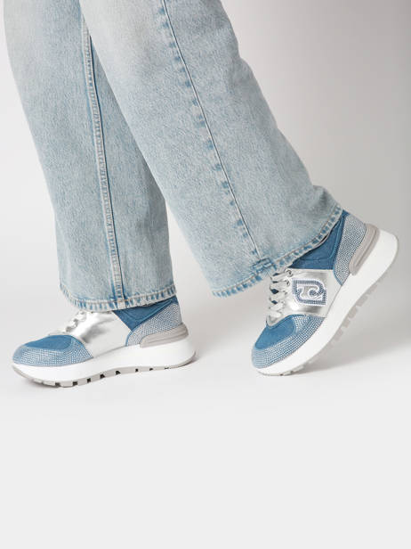 Sneakers Amazing 33 In Leather Liu jo Blue accessoires BA5051PX other view 1