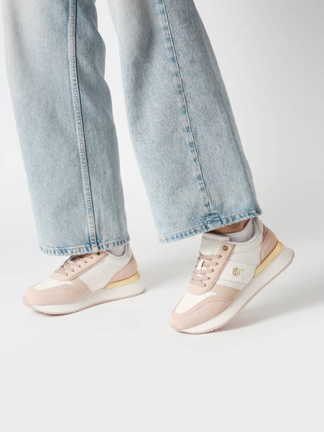 Sneakers In Leather Tommy hilfiger White accessoires 84750K4 other view 1