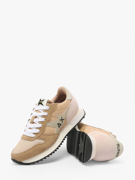 Sneakers Stargirl Glitter Sun68 Beige accessoires Z35212 vue secondaire 3