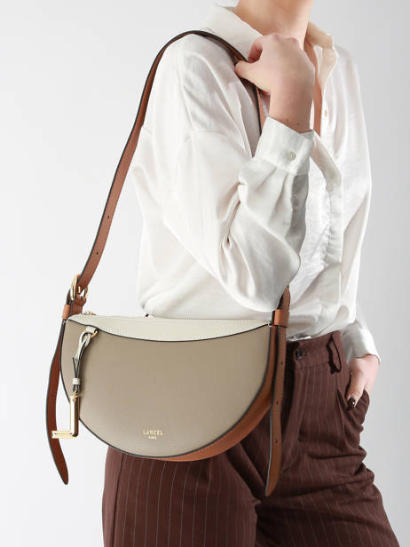 Shoulder Bag Faubourg Leather Lancel White faubourg A13545 other view 1