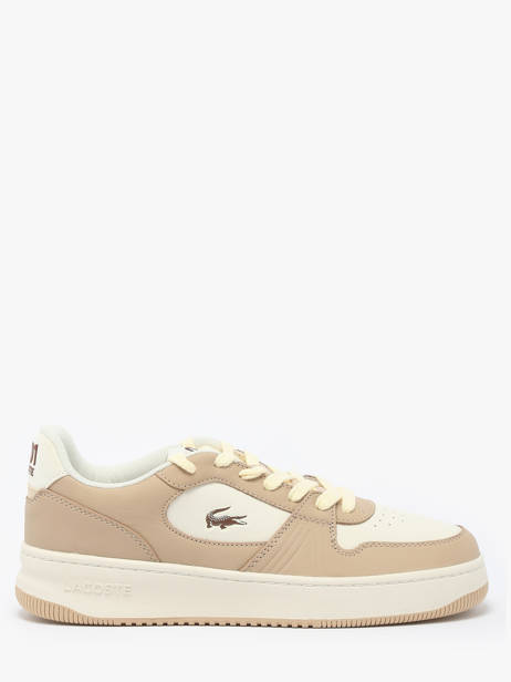 Sneakers L001 In Leather Lacoste Beige men 9SMA0045