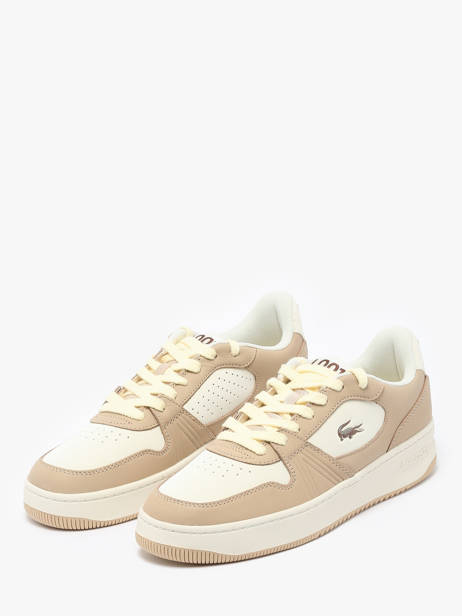 Sneakers L001 In Leather Lacoste Beige men 9SMA0045 other view 2