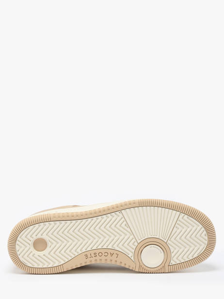Sneakers L001 In Leather Lacoste Beige men 9SMA0045 other view 5