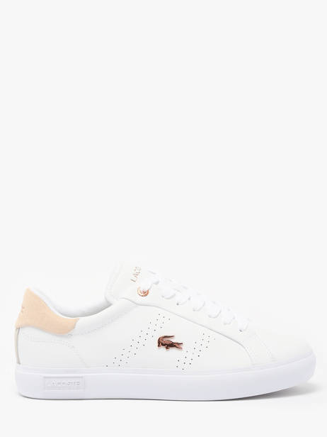 Sneakers Powercourt 2.0 In Leather Lacoste White accessoires 8SFA0003