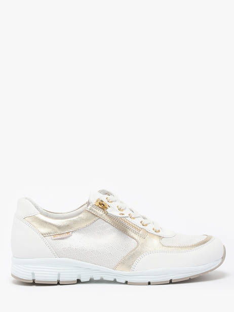Sneakers Ylona In Leather Mephisto White accessoires P5146918