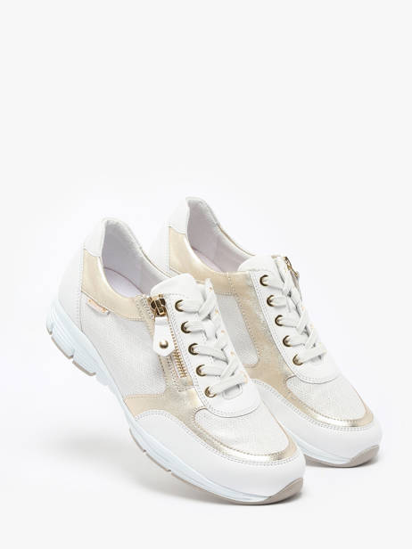 Sneakers Ylona In Leather Mephisto White accessoires P5146918 other view 2