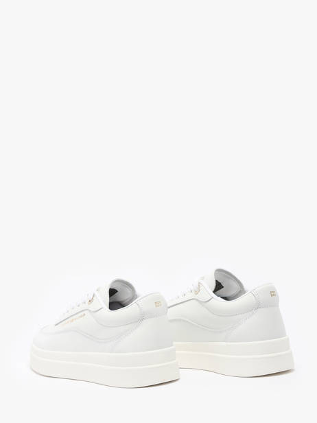 Sneakers In Leather Tommy hilfiger White accessoires 8800YBS other view 3