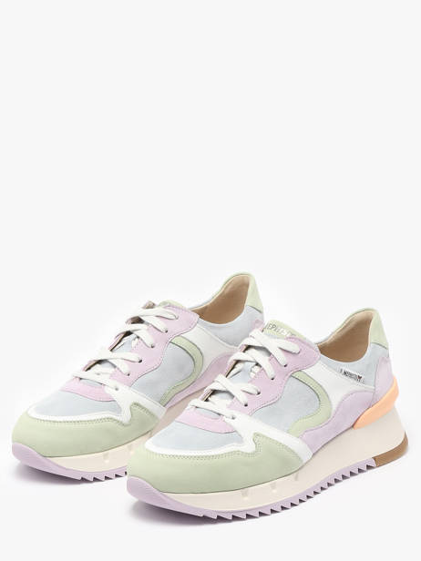 Sneakers Angie In Leather Mephisto Multicolor accessoires P5147162 other view 2