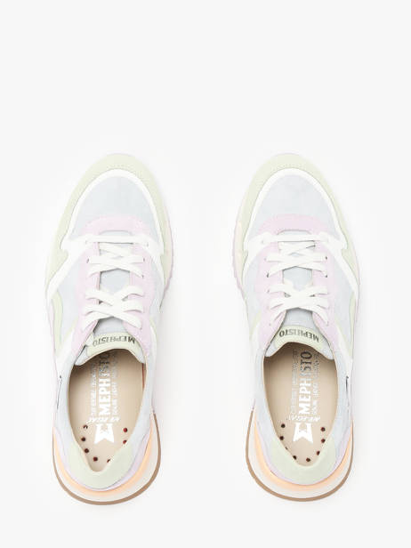 Sneakers Angie In Leather Mephisto Multicolor accessoires P5147162 other view 4