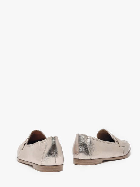 Mocassins En Cuir Tamaris Or accessoires 42 vue secondaire 3