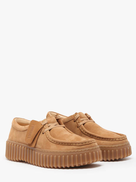 Chaussures Derbies Torhill Bee Clarks Beige accessoires 26172084 vue secondaire 2