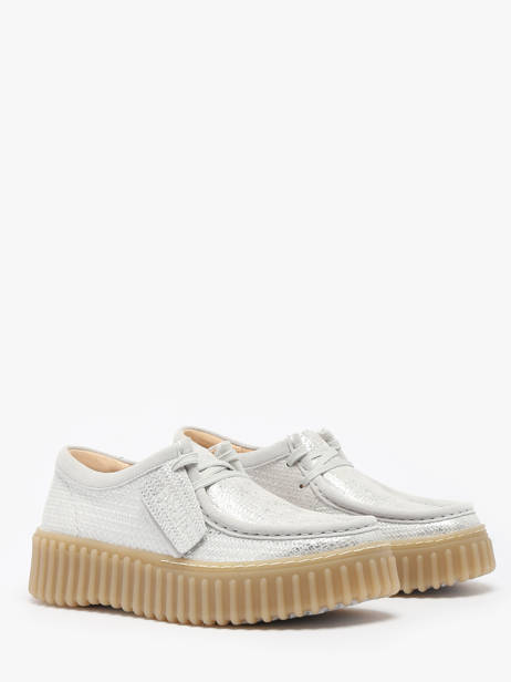 Chaussures Derbies Torhill Bee Clarks Argent accessoires 26181192 vue secondaire 2
