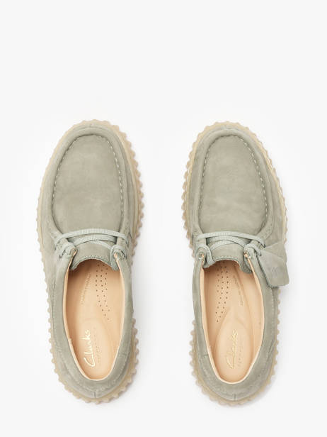 Chaussures Derbies Torhill Bee Clarks Vert accessoires 26181190 vue secondaire 4