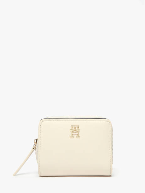 Coin Purse Tommy hilfiger White th logotape AW17408