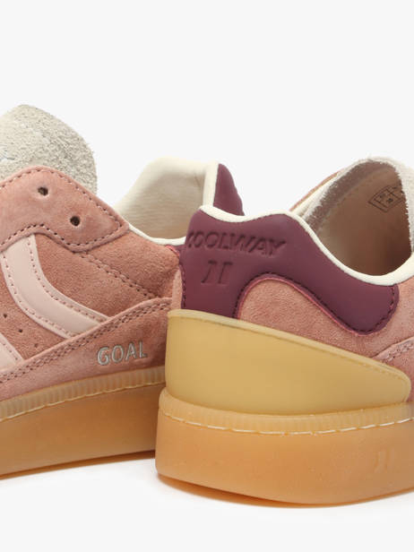 Sneakers Goal En Cuir Coolway Rose accessoires 7603184 vue secondaire 3