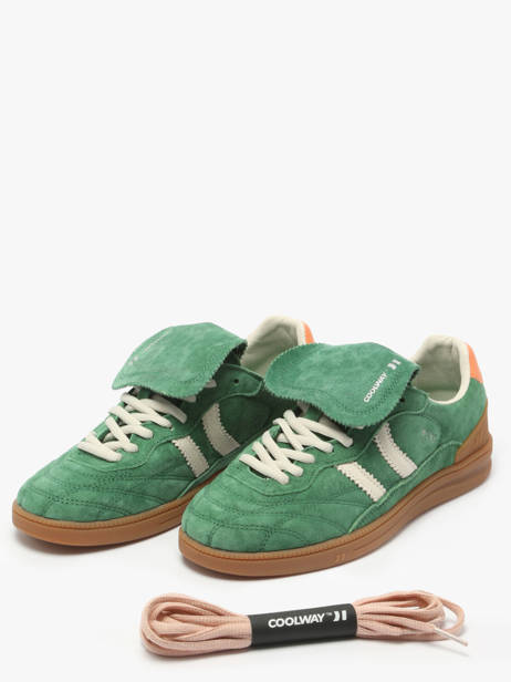 Sneakers Becks X En Cuir Coolway Vert accessoires 7603185 vue secondaire 2