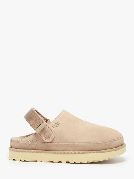 Mules Goldenstar Clog En Cuir Ugg Beige accessoires 1138252