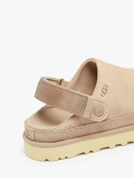 Mules Goldenstar Clog En Cuir Ugg Beige accessoires 1138252 vue secondaire 2