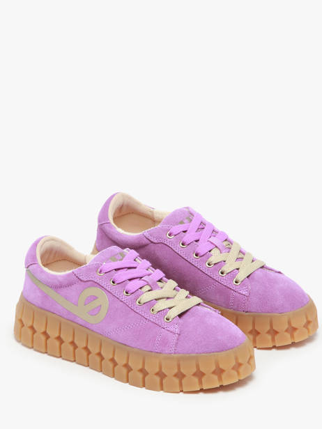 Sneakers Play In Leather No name Violet accessoires PLVS0440 other view 2
