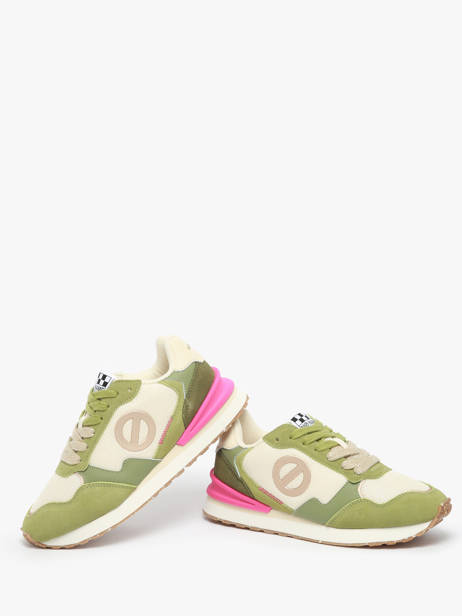 Sneakers Tova Runner In Leather No name Green accessoires IPSMEN2Z other view 3
