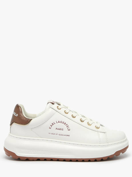Sneakers Kapri Lug Maison En Cuir Karl lagerfeld Blanc accessoires KL67538M