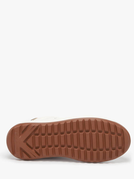 Sneakers Kapri Lug Maison En Cuir Karl lagerfeld Blanc accessoires KL67538M vue secondaire 5