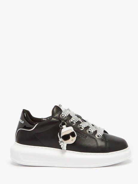 Sneakers Kapri Nft Twin In Leather Karl lagerfeld Black accessoires KL62576T