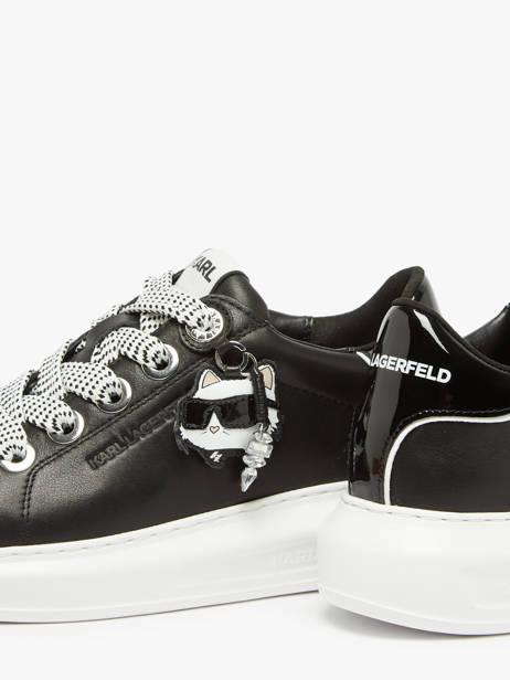 Sneakers Kapri Nft Twin In Leather Karl lagerfeld Black accessoires KL62576T other view 3
