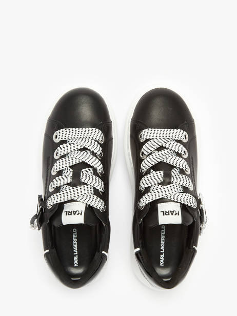 Sneakers Kapri Nft Twin In Leather Karl lagerfeld Black accessoires KL62576T other view 4