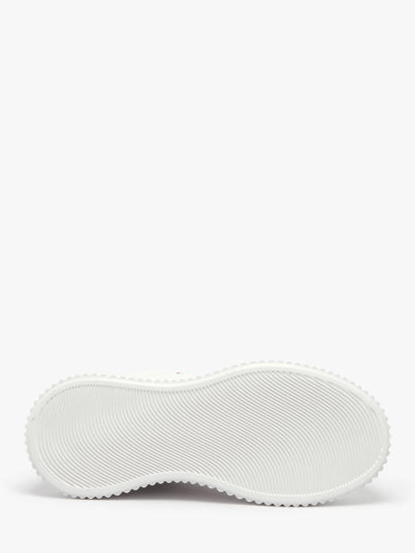 Sneakers Kreeper Low Valentine In Leather Karl lagerfeld White accessoires KL42314V other view 5