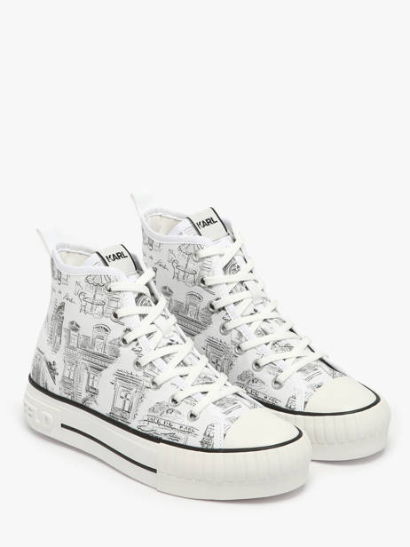 Sneakers Kampus Max Jorge Karl lagerfeld White accessoires KL60455 other view 2