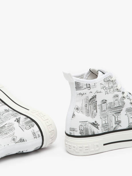 Sneakers Kampus Max Jorge Karl lagerfeld White accessoires KL60455 other view 3