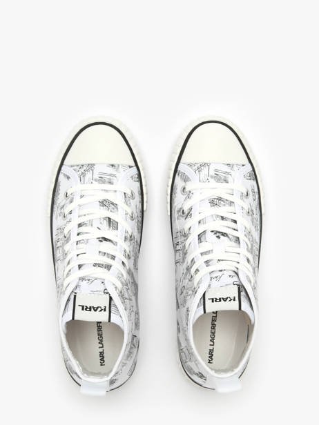 Sneakers Kampus Max Jorge Karl lagerfeld White accessoires KL60455 other view 4